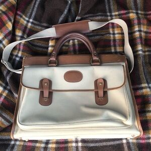 Ghurka No 17 satchel leather canvas vintage old money quiet luxury